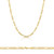 14k Gold 2.2mm Open Figaro Chain 16 Inches