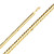 14k Gold 9.5mm Flat Curb Bracelet 8 Inches