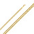 14k Gold 5mm Flat Curb Chain 18 Inches