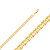 14k Gold 4.6mm Mariner Chain 16 Inches