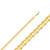 14k Gold 4.0mm Mariner Chain 22 Inches