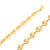 14K Yellow Gold 7.5mm Puffed Anchor Bracelet 8 Inches