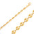 14K Yellow Gold 6mm Puffed Anchor Bracelet 7 Inches