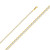 14k Gold 3.1mm White Pave Mariner Chain 20 Inches