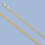 14K Yellow Gold 3.9mm Figaro Mariner Chain 22 Inches