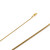 14K Yellow Gold 1.2mm Round Snake Chain 24 Inches