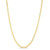 14K Yellow Gold 2.5mm Bismark Chain Necklace 18 Inches