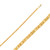 14k Gold 3.0mm Byzantine Chain 22 Inches