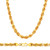 14k Gold 7 Mm Italian Diamond Cut Rope Chain 24 Inches