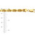 14k Gold 7 Mm Italian Diamond Cut Rope Chain 24 Inches