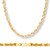 14k Gold 6.00 Mm Italian Diamond Cut Rope Chain 22 Inches