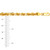 14k Gold 5 Mm Italian Diamond Cut Rope Bracelet 8 Inches