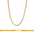 14k Gold 3 Mm Italian Diamond Cut Rope Bracelet 9 Inches