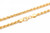 14k Gold 3mm Italian Diamond Cut Rope Chain 16 Inches