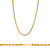 14k Gold 2.5mm Italian Diamond Cut Rope Chain 20 Inches