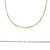 14k Gold 2mm Tri-color Rope Chain 30 Inches