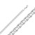 14k White Gold 5.9mm (Nickel Free) Mariner Chain 20 Inches