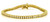 14k Gold 3.40 Ct. Round Cz Channel Set Tennis Bracelet