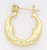 14k Gold Childrens Dolphin Hoop Earrings 16mm W X 18mm H