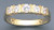 14k Gold 4mm W Bar-set Round Cubic Zirconia Ring.