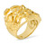 14k Gold 27mm Men's Nugget Ring