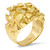 14k Gold 18mm Men's Nugget Ring