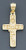 14k Gold 14mm Jesus Is My Lord Cross Pendant