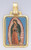 14k Gold Colorful Italian Virgin Mary Charm 21mm W X 3