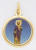 14k Gold Colorful Italian St. Jude Charm 18mm X 26mm