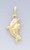 14k Gold Italian Dolphin Charm 11mm W X 25mm H Includi