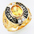 14k Gold Men's Scorpio Zodiac Ring