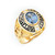 14k Gold Men's Sagittarius Zodiac Ring