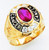 14k Gold Ladies Cancer Zodiac Ring