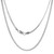 Sterling Silver(Nickle Free)  2 Mm Curb Link Chain 18 Inches