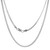 Sterling Silver(Nickle Free)  2 Mm Curb Link Chain 20 Inches