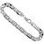 Sterling Silver (nickel Free) 9mm Flat Mariner Chain 18 Inches