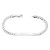 Sterling Silver 5mm Curb ID bracelet 7 Inches