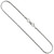 Sterling Silver "nickle Free" 1.5 Mm Rope Chain 20"