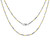 Sterling Silver "Nickel Free" 2 Mm Bead Chain 22"
