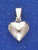 Sterling Silver 14mm Heart Pendant