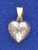 Sterling Silver 14mm Wide Heart Pendant