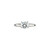 14k White Gold 1/2 Carat  Round Diamond Solitaire Ring