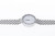 14k White Gold Italian Round Watch With Diamond