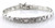 14k White Gold  1/4  Inch Wide Lady's Fancy Bracelet  --6652