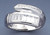 14K White Gold 12.5mm Ring With 1.25ct. Cubic Zirconia