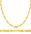 18K Yellow Gold 4.0mm Figaro Chain 20 Inches