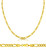 18K Yellow Gold 3.1mm Figaro Chain 24 Inches 18K Yellow Gold 3.1mm Figaro Chain 24 Inches