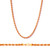 14k Rose Gold 3.5mm Rope Chain 20 In