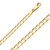 14k Yellow Gold Square Cuban Link Chain, 5.5mm Wide 18 Inches