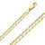 14k Yellow Gold Square Cuban Link Chain, 5.5mm Wide 24 Inches